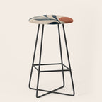 Minimal Abstract Art Plant 9 Stool Gallery Image 1