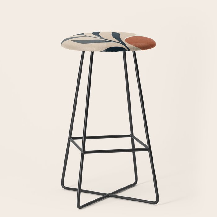Minimal Abstract Art Plant 9 Stool Gallery Image 1