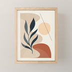 Minimal Abstract Art Plant 9 Mini Art Print Gallery Image 1