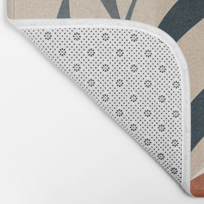Minimal Abstract Art Plant 9 Bath Mat Gallery Image 2