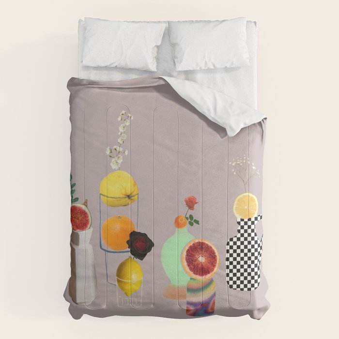 Still Life // Fruits & Flowers Comforter Gallery Image 6