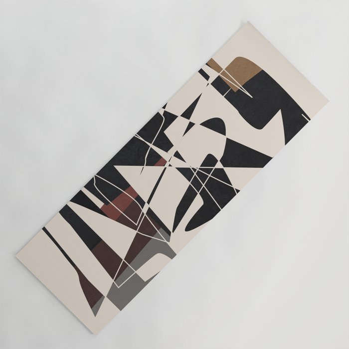 Modern Abstract Shapes 104 Yoga Mat Gallery Image 1
