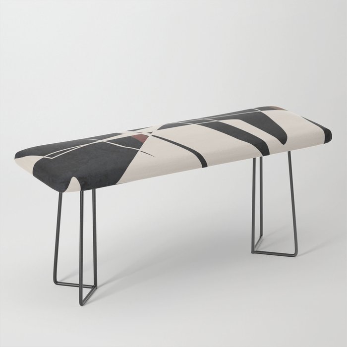 Modern Abstract Shapes 104 Bench Gallery Image 1