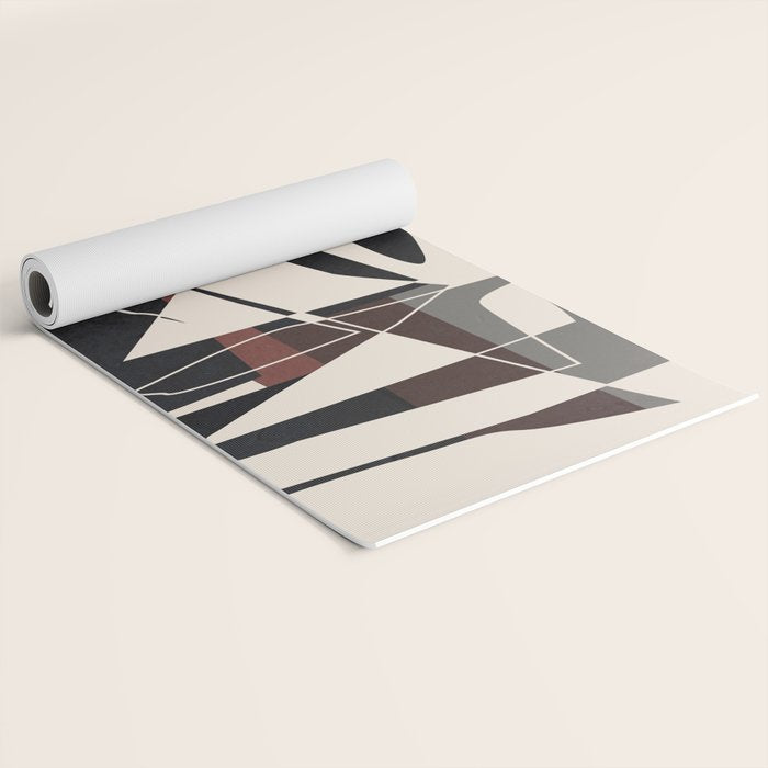 Modern Abstract Shapes 104 Yoga Mat Gallery Image 2