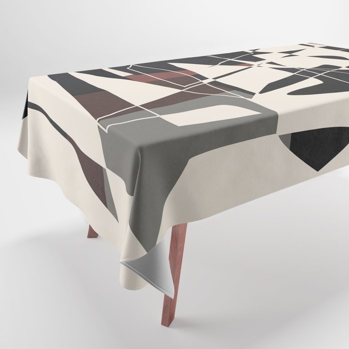 Modern Abstract Shapes 104 Tablecloth Gallery Image 1
