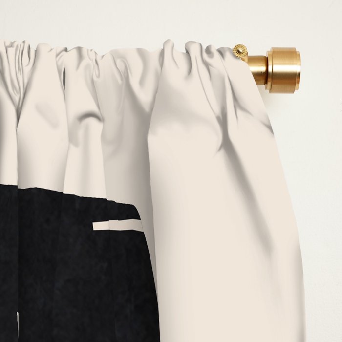 Modern Abstract Shapes 104 Window Curtain Gallery Image 2