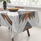 Urban Tribal Pattern No.8 - Aztec - Wood Tablecloth Gallery Image 3