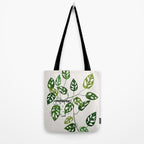 Monstera obliqua interior plant Tote Bag Gallery Image 2