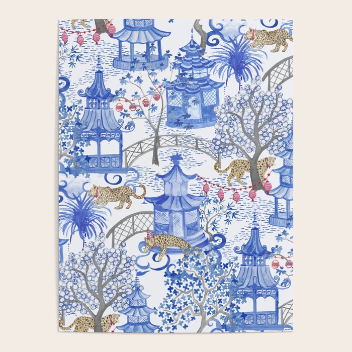 Party Leopards in the Pagoda Forest Poster Gallery Image 1
