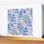 Party Leopards in the Pagoda Forest Wall Mural Gallery Image 2