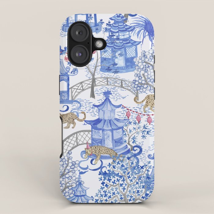 Party Leopards in the Pagoda Forest iPhone Case Gallery Image 1