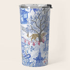 Party Leopards in the Pagoda Forest Travel Mug Gallery Image 2