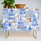 Party Leopards in the Pagoda Forest Credenza Gallery Image 1