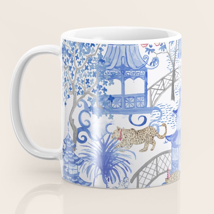 Party Leopards in the Pagoda Forest Coffee Mug Gallery Image 3