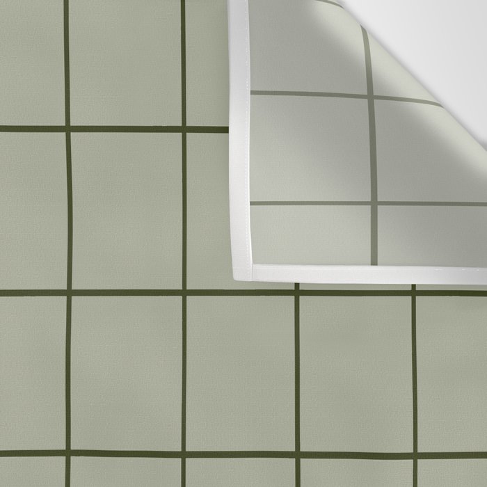 Grid (Green) Wall Tapestry Gallery Image 3