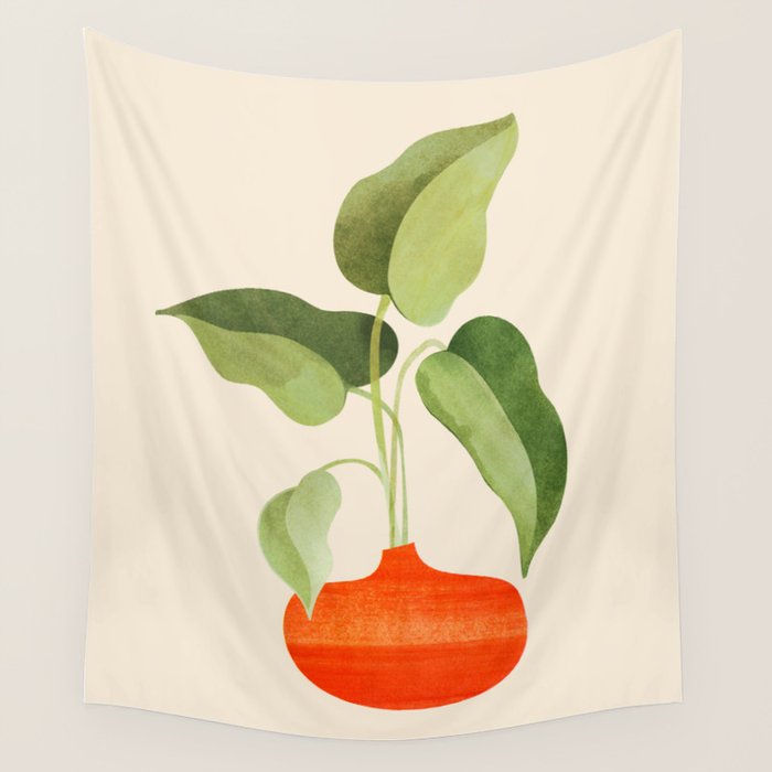 Beginnings / Plant Study Series Wall Tapestry Gallery Image 1
