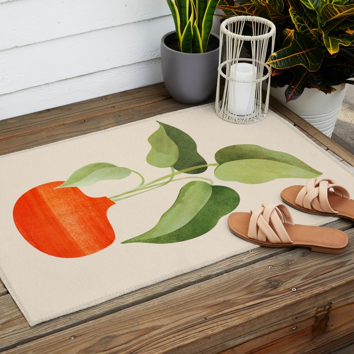 Beginnings / Plant Study Series Outdoor Rug Gallery Image 2