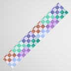 Handmade checker Cool tones Cozy heirloom Table Runner Gallery Image 3