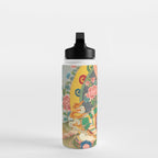 Green Tara On Lotus Throne - Buddhist Thangka Water Bottle Gallery Image 3