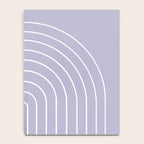 Minimal Arch XXXIII Lilac Purple Modern Geometric Lines Notebook Gallery Image 4