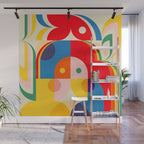 Lovers and Fish Wall Mural Gallery Image 1