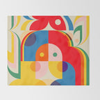 Lovers and Fish Throw Blanket Gallery Image 2