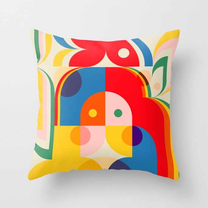 Lovers and Fish Throw Pillow Gallery Image 6