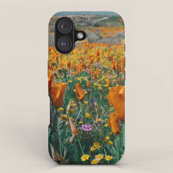 Wildflower Poppy Superbloom iPhone Case Gallery Image 1