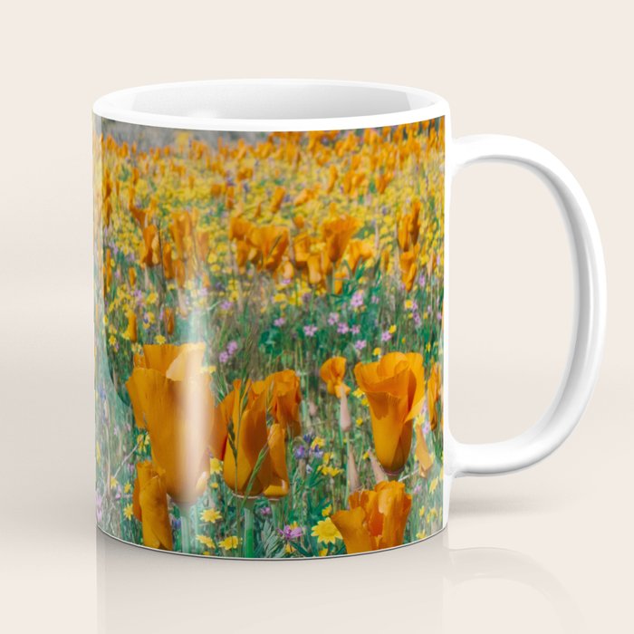 Wildflower Poppy Superbloom Coffee Mug Gallery Image 1