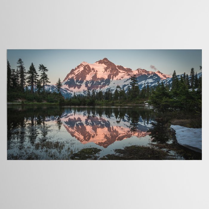 Cascade Sunset - Mt. Shuksan - Nature Photography Tablecloth Gallery Image 2
