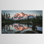 Cascade Sunset - Mt. Shuksan - Nature Photography Tablecloth Gallery Image 2