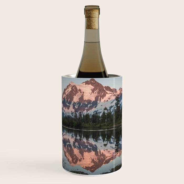 Cascade Sunset - Mt. Shuksan - Nature Photography Wine Chiller Gallery Image 1
