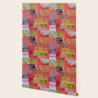 Boho Sari Patchwork Quilt Wallpaper Gallery Image 2