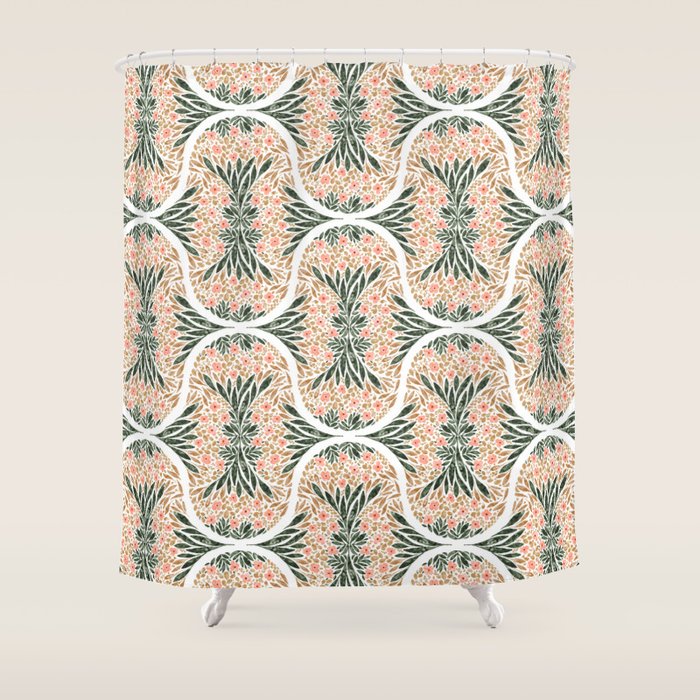 Botanical Breeze Decor Shower Curtain Gallery Image 1