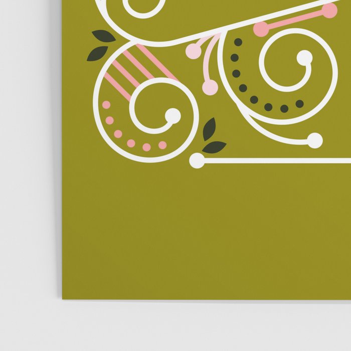 Nah - Olive & Blush Palette Poster Gallery Image 3