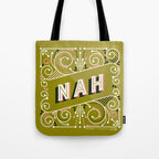Nah - Olive & Blush Palette Tote Bag Gallery Image 1