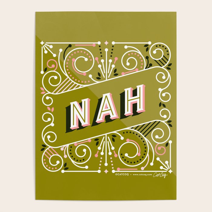 Nah - Olive & Blush Palette Poster Gallery Image 4