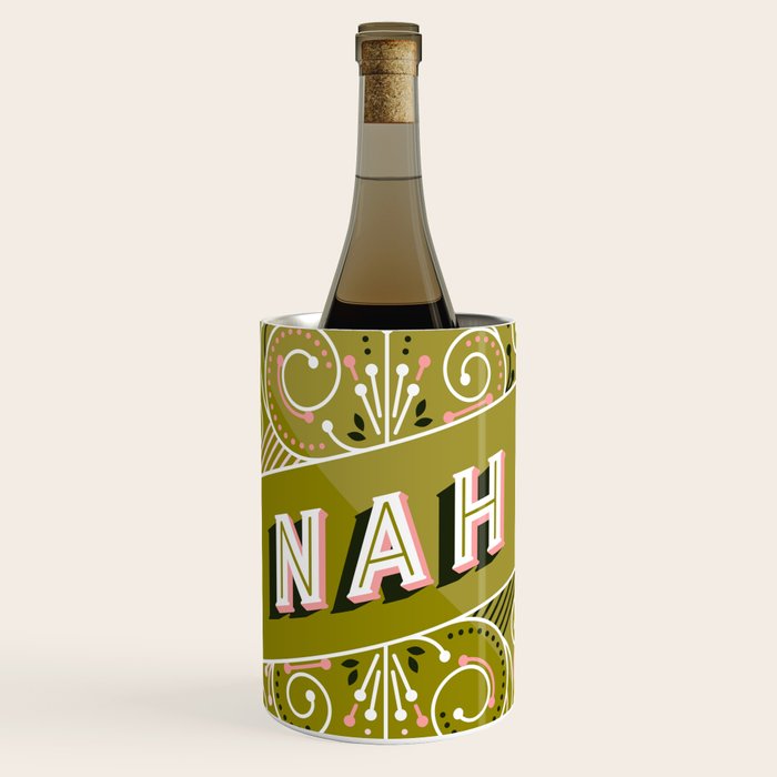 Nah - Olive & Blush Palette Wine Chiller Gallery Image 1