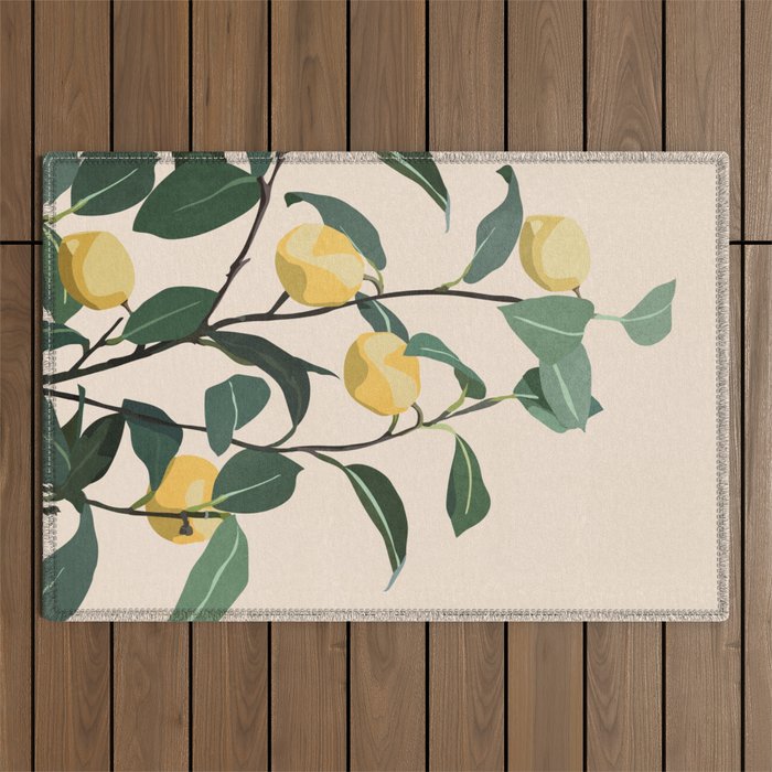 Lemon Outdoor Rug Gallery Image 1