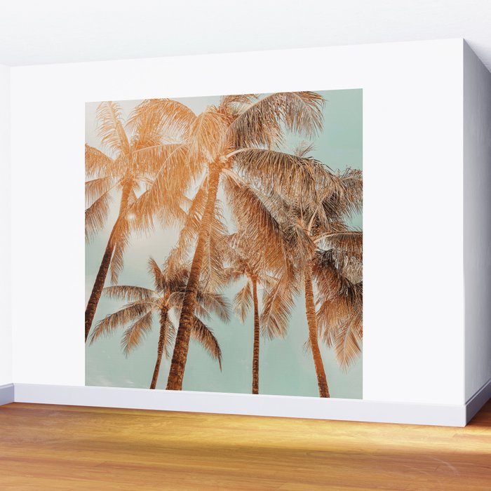 Surfrider palms - sundown Wall Mural Gallery Image 2