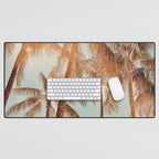 Surfrider palms - sundown Desk Mat Gallery Image 1