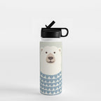 Whimsical Polar Bear Water Bottle Gallery Image 1