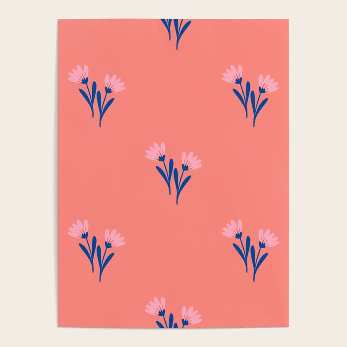 Ditsy floral pattern Poster Gallery Image 1