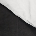 Mid Century Modern Minimalist Abstract Art Brush Strokes Black & White Ink Art Tribal Pebbles Comforter Gallery Image 4