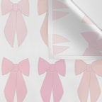 Pink Bows Preppy Coquette Wall Tapestry Gallery Image 3