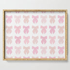 Pink Bows Preppy Coquette Serving Tray Gallery Image 1