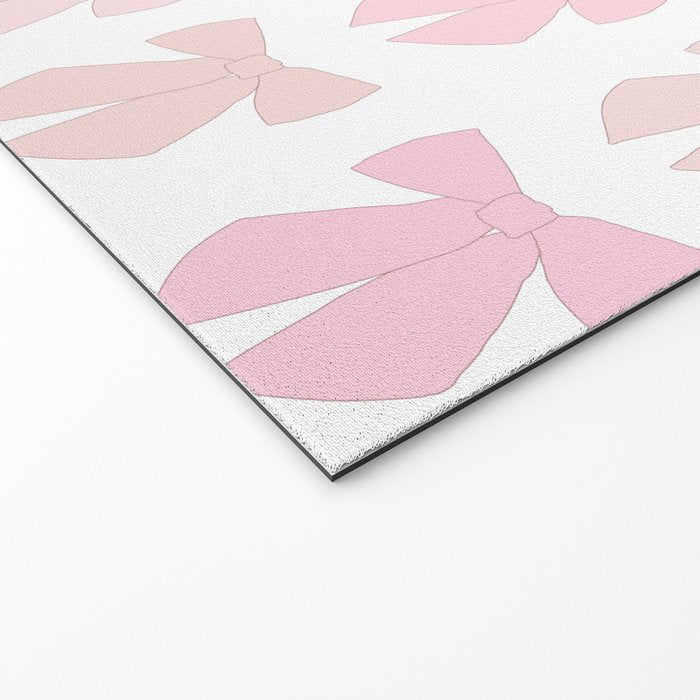 Pink Bows Preppy Coquette Welcome Mat Gallery Image 2