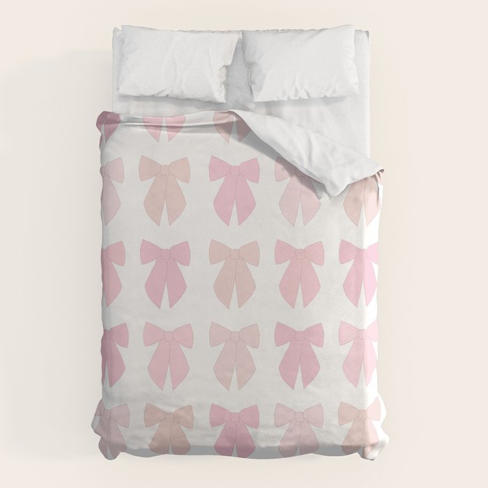 Pink Bows Preppy Coquette Duvet Cover Gallery Image 6