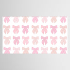 Pink Bows Preppy Coquette Tablecloth Gallery Image 2