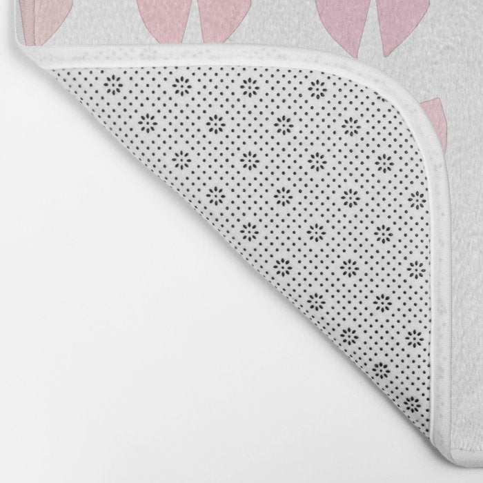 Pink Bows Preppy Coquette Bath Mat Gallery Image 2